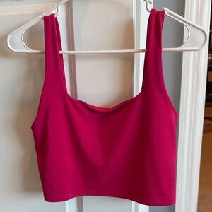Express Vibrant Pink Crop Top